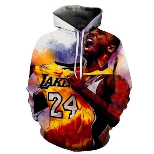 Yellow Kobe Bryant 3D - Sweatshirt, Hoodie, Pullover