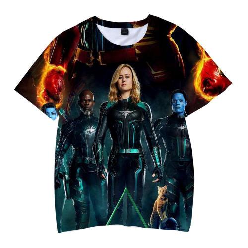 Captain Marvel T-Shirt - Carol Danvers Graphic T-Shirt Csos921