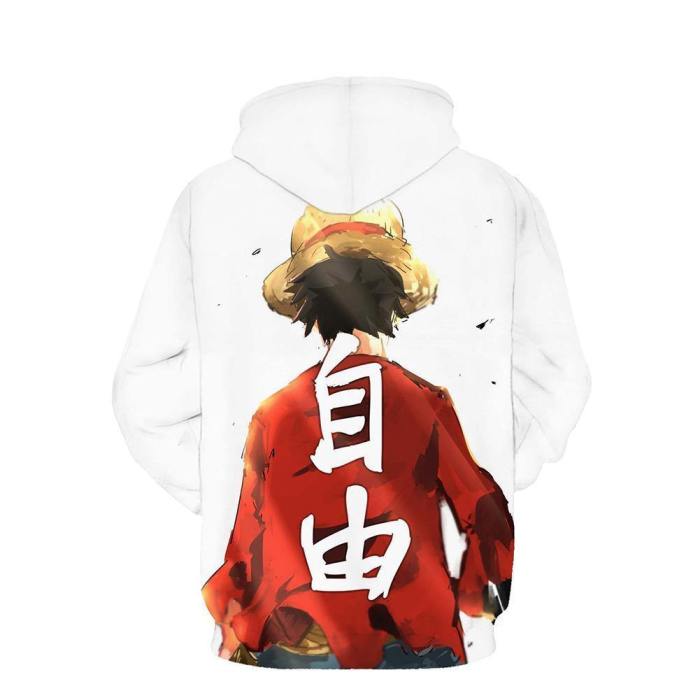 One Piece Hoodie - Monkey D. Luffy Pullover Hoodie Csso017