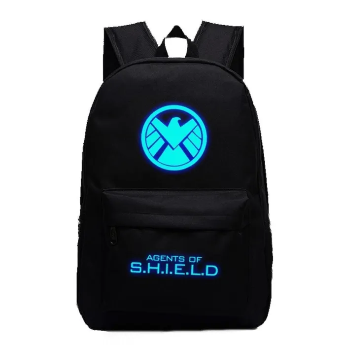 Marvel Comic The Agent Of S.H.I.E.L.D Luminous Computer Backpack 19X12''