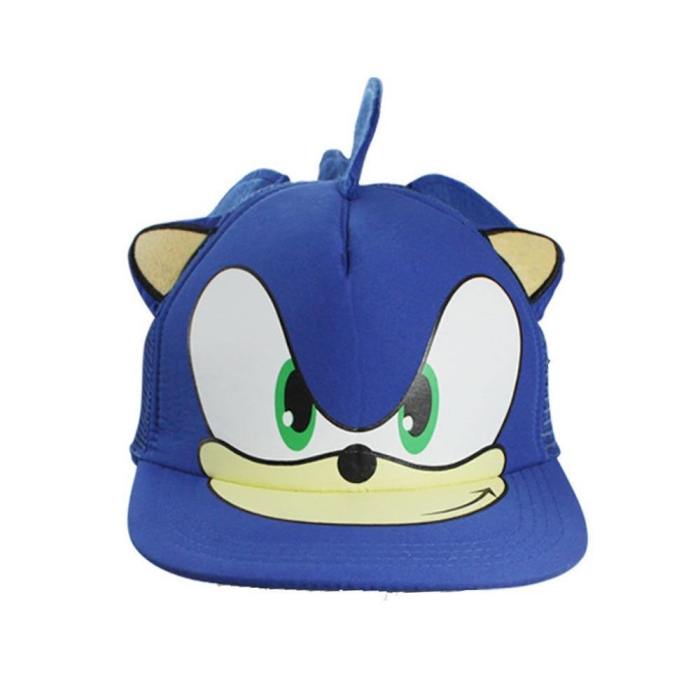 Cartoon Adjustable Sonic The Hedgehog Cap Hip Hop Hat Cosplay Props