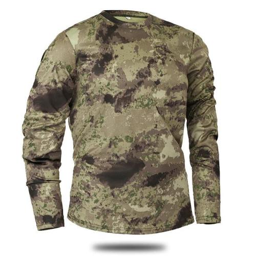 Quick Dry Camouflage Long Sleeve Shirt For Outdoor Activities
