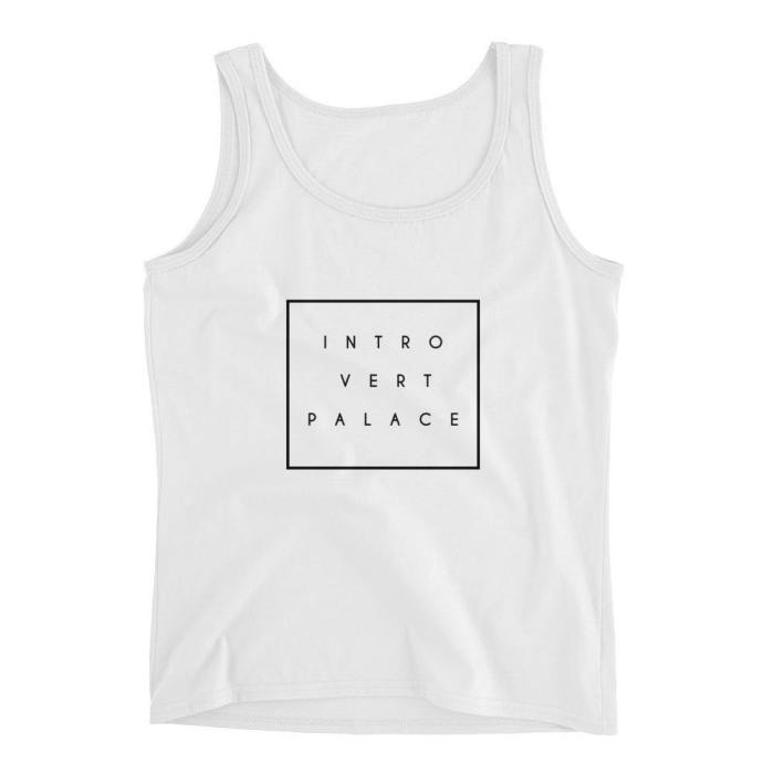 Introvert Palace Tank Top (White)