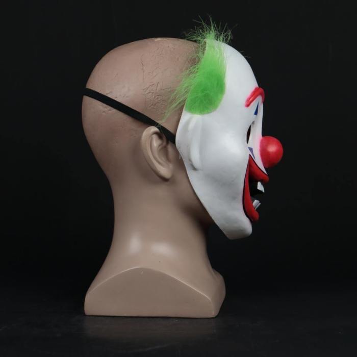 Joker Pennywise Mask Stephen King It Chapter Two 2 Horror Cosplay Latex Masks Green Hair Clown Halloween Party Costume Prop