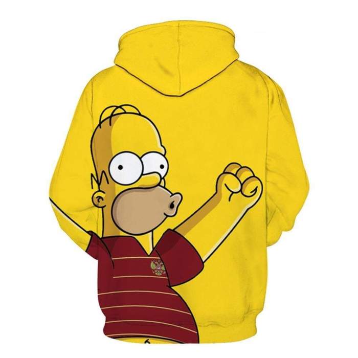 The Simpsons Hoodie - Homer J. Simpson Pullover Hoodie