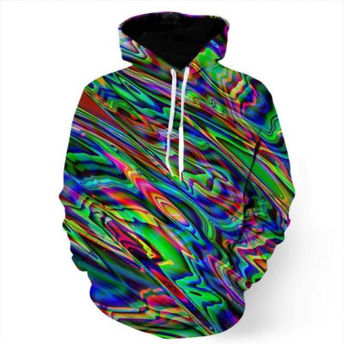 Hypnotic Flowing Colors Sweatshirt/Hoodie