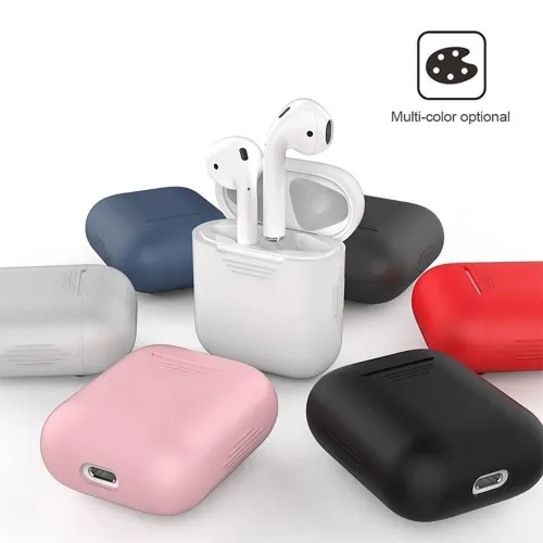 Ultra-Thin Color Soft Silicone Apple Airpods Protective Case Cover