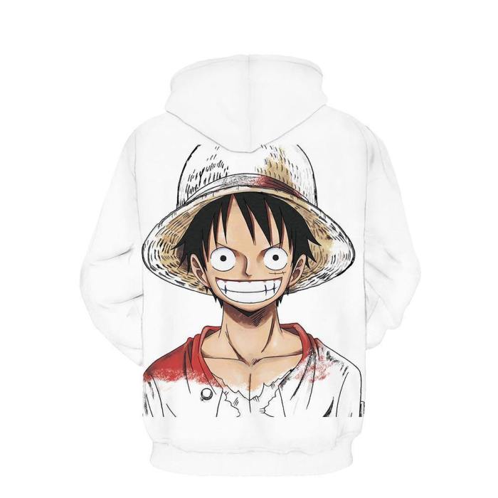 One Piece Hoodie - Monkey D. Luffy Pullover Hoodie Csso005