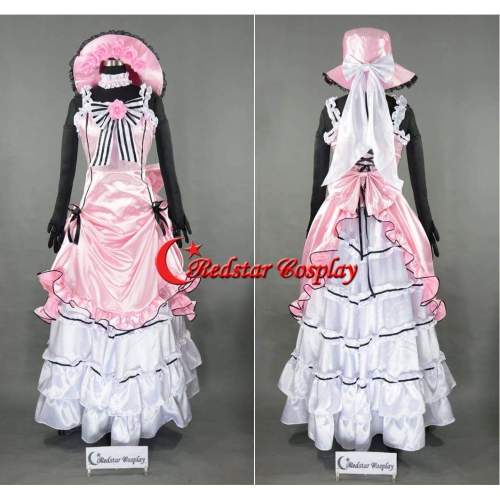 Ciel Phantomhive Pink Dress From Black Butler Cosplay Costume Custom In Any Size