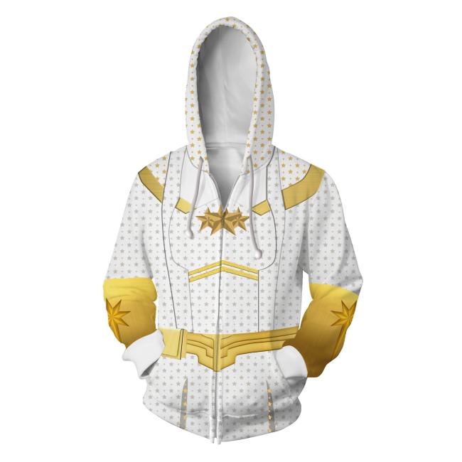 The Boys Season 1 Starlight Annie January Cosplay Hoodies Halloween Cosplay Jacket Sweater Zipper Clothing