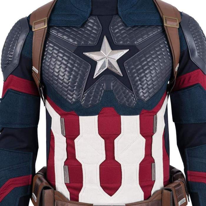 Avengers Endgame Captain America Cosplay Suits