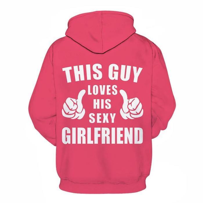 This Guy Loves His Sexy Girlfriend Sweatshirt, Hoodie, Pullover