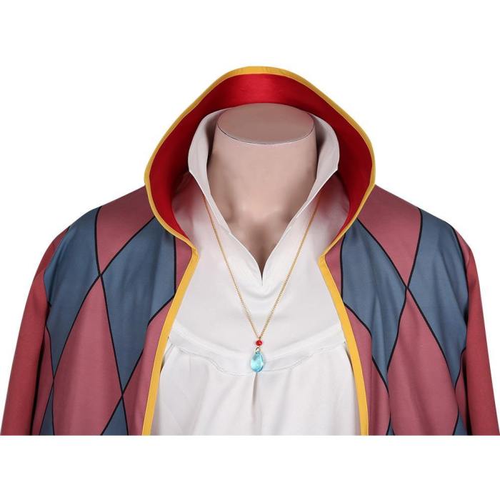 Movie Howl‘S Moving Castle-Howl Cloak Outfits Halloween Carnival Suit Cosplay Costume