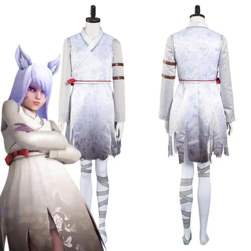 Overwatch Ow D.Va: Shin-Ryeong Skin Vest Dress Outfits Halloween Carnival Suit Cosplay Costume