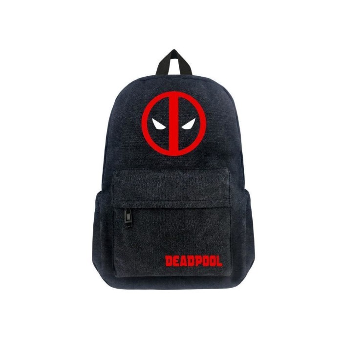 Marvel Deadpool Canvas 17  Backpack