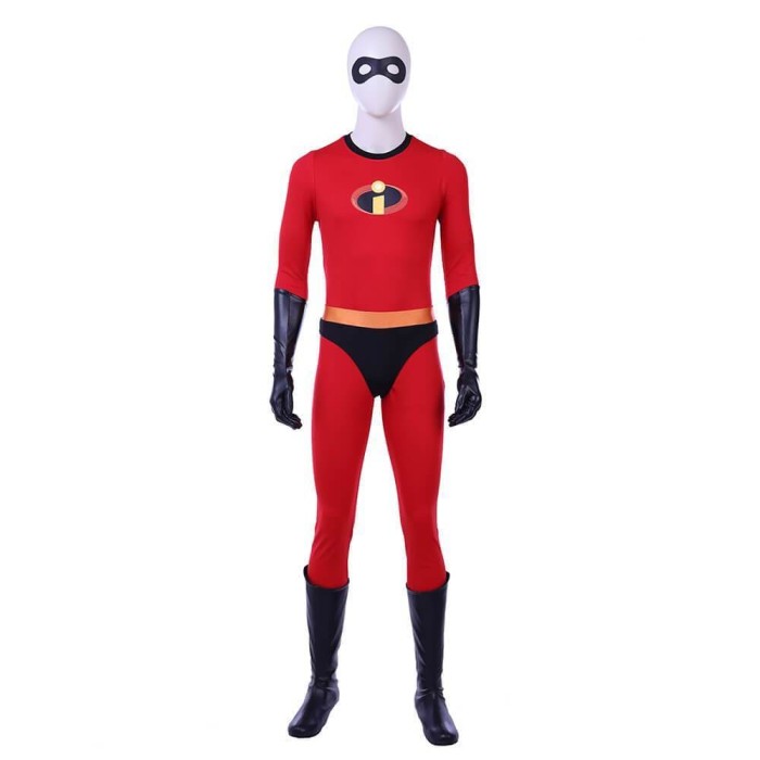 Anime Incredibles 2 Mr. Incredible Bob Parr Costume Halloween Party Cosplay Suit