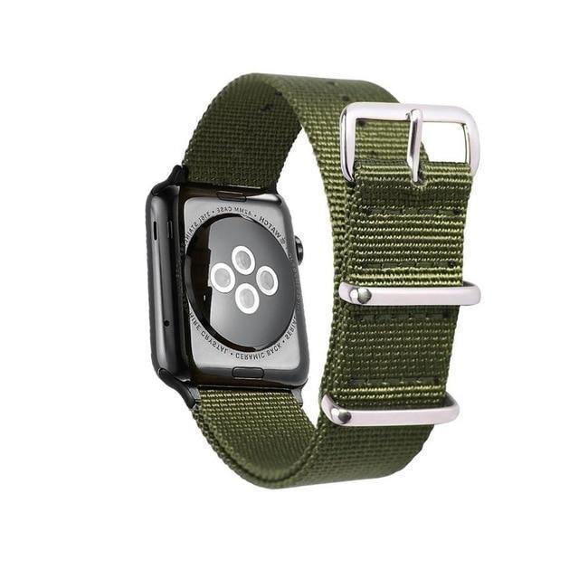 Apple Watch Woven Nylon Buckle Watchband