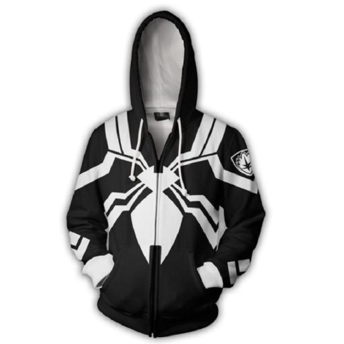 Venom Hoodies - Venom Space Knight Cosplay Zip Up Hoodie