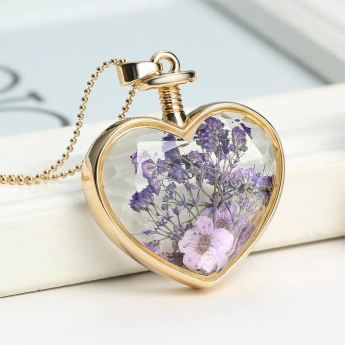 Dry Pressed Real Flowers Lockets