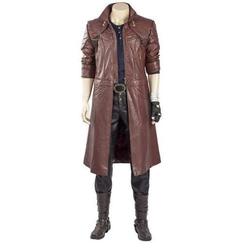 Devil May Cry 5 Dante Outfit Trenchcoat Cosplay Costume Whole Set