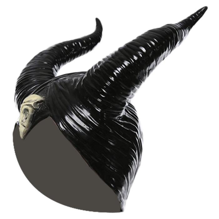 Maleficent: Mistress Of Evil Maleficent Headpiece Latex Headgear Cosplay Accessories