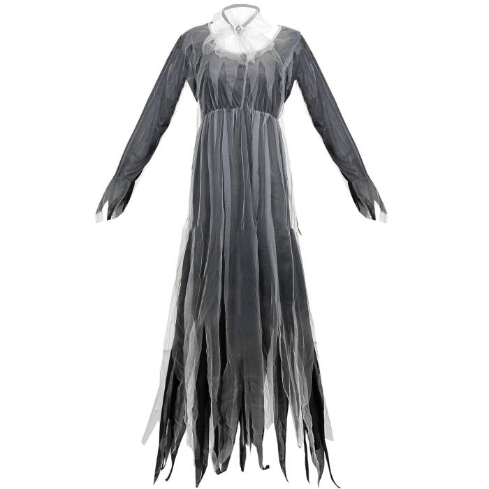Halloween Banshee Long Dress Vampire Costume