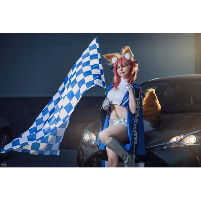 Fate/Extella Extra Racing Tamamo No Mae Outfit Cosplay Costume