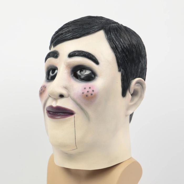 Cosplay Gunz For Hair Mask Latex Dead Slience Billy Puppet Doll Killer Face Masks Halloween Masquerade Costume Helmet Prop