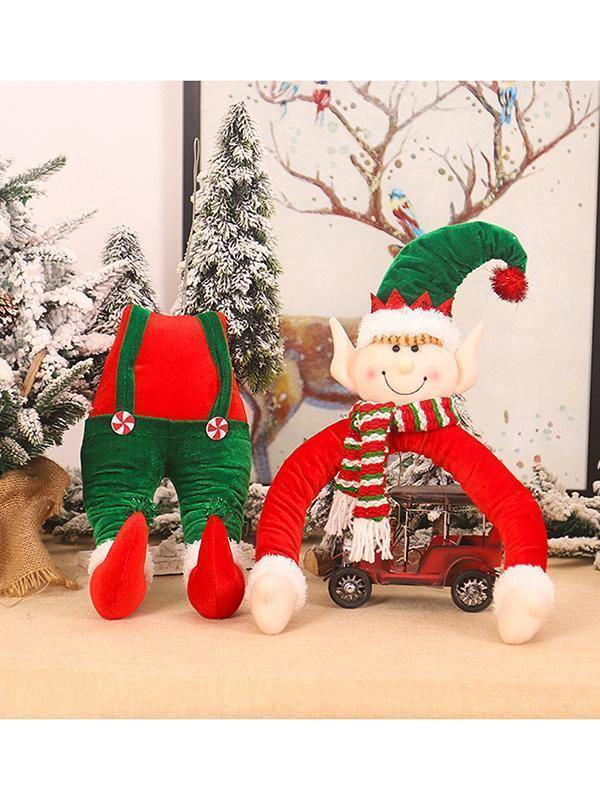 Christmas Tree Elf Santa Claus Hanging Decorations Doll