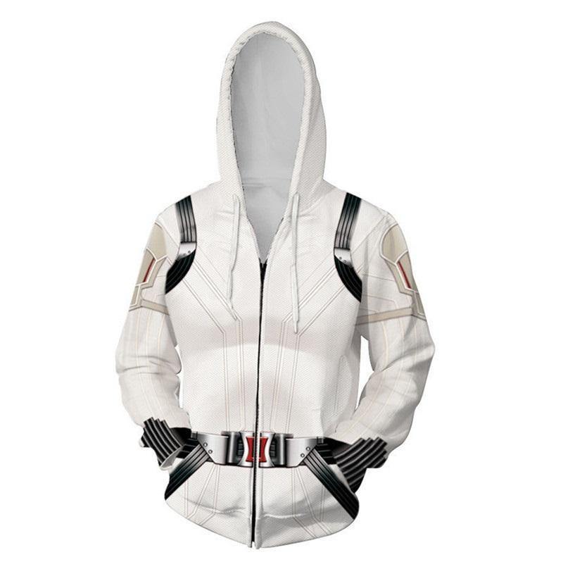 black widow white jacket