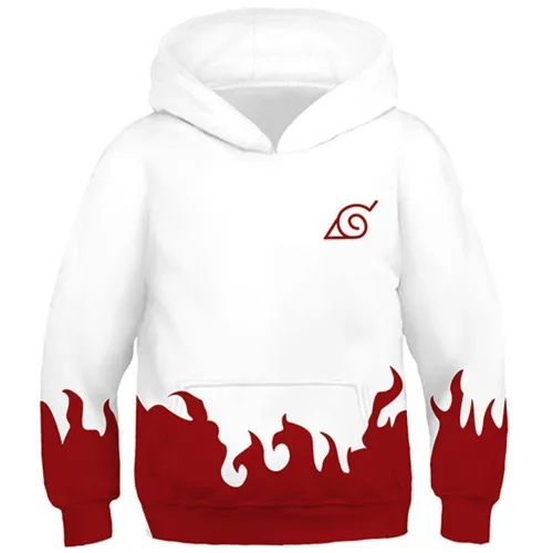 Kids Naruto Fourth Hokage Yondaime Hokage Hoodies 3D Print Jacket Sweatshirt