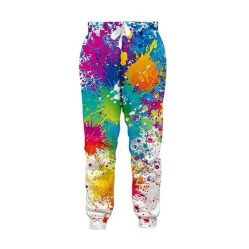 Mens Jogger Pants 3D Printing  Paint Printed Sweatpants