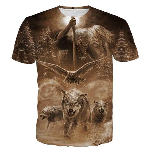 Fierce Wolves And Eagle Forest Hunting Shirt