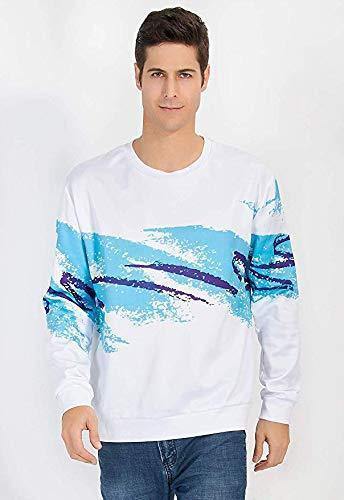 Mens Pullover Sweatshirt 3D Printing 90'S Jazz Solo Cup Pattern
