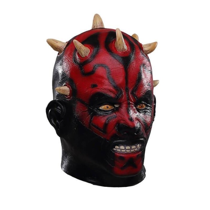 Star Wars The Force Awakens Darth Maul Mask Halloween Cosplay Accessories