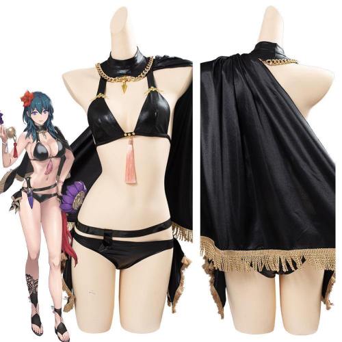 Fire Emblemthree Houses Byleth Women Swimwear Outfits Halloween Carnival Suit Cosplay Costume