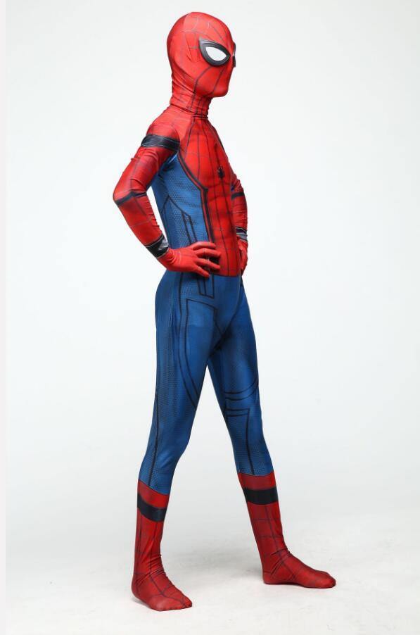 Spiderman Homecoming Adult Kids Halloween Superhero Cosplay Costume