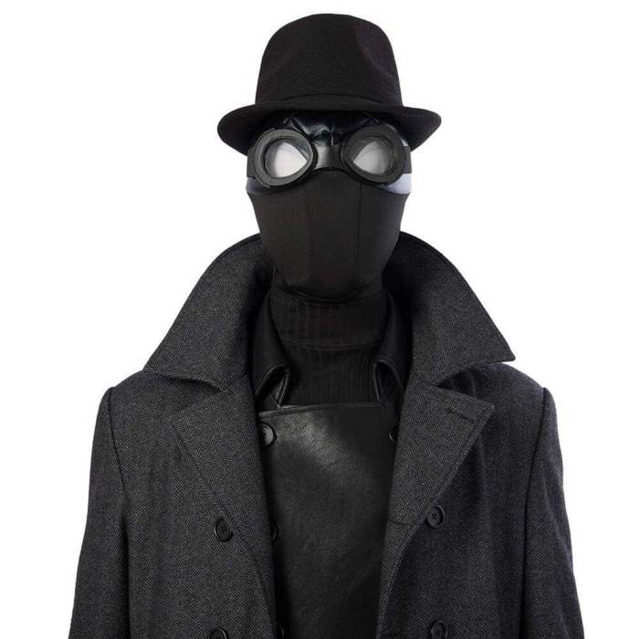 Spider Man Into The Spider-Verse Spiderman Noir Costumes Halloween Cosplay Anime Comic Suite