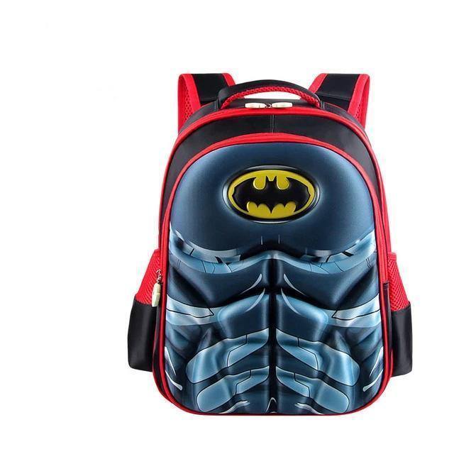 Superman Batman Spiderman Captain America Boy Girl Children Kindergarten School Bag Schoolbags
