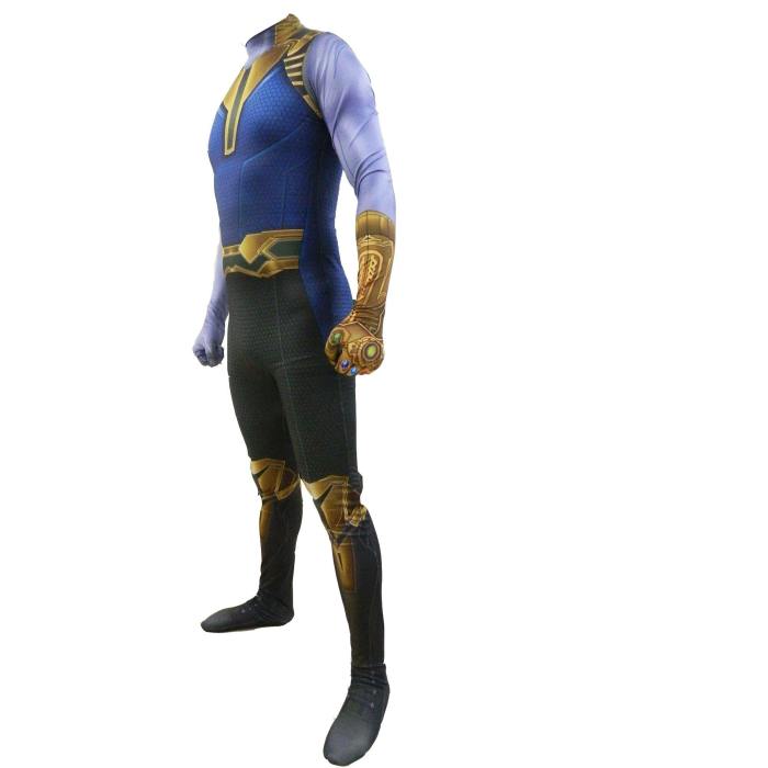 Avengers 4 Endgame Thanos Costume Halloween Cosplay Bodysuit Jumpsuits