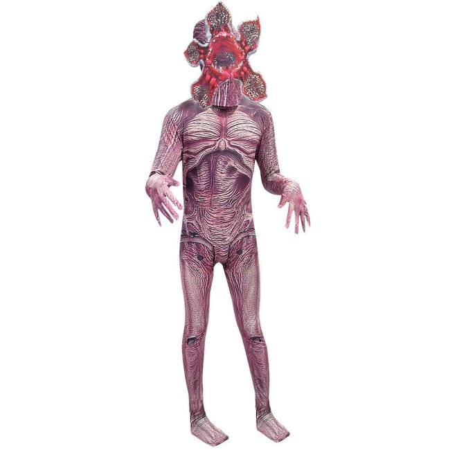 Stranger Things Zombie Corpse Flower Jumpsuit Costume For Kids Halloween Cosplay