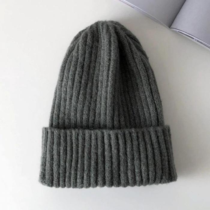 Candy-Colored Soft Knitted Winter Hat