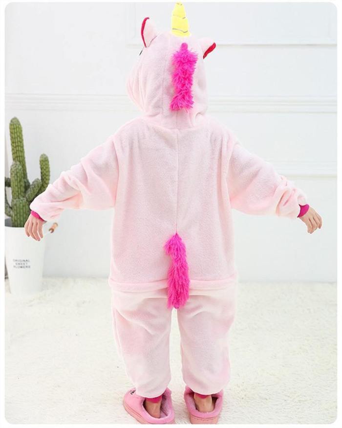 Child Romper Pink Horse Costume For Kids Onesie Pajamas For Girls Boys