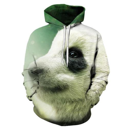 Baby Panda Face 3D - Sweatshirt, Hoodie, Pullover
