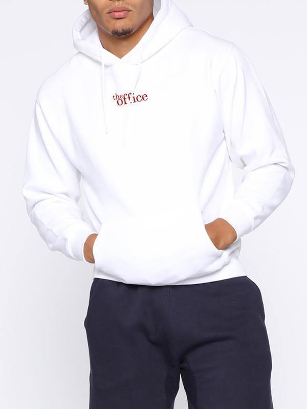 Letter Print The Office Hoodie For Men Women