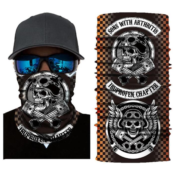 Motorcycle Neck Gaiter Face Mask