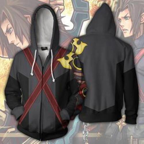 Kingdom Hearts Hoodie - Terra Zip Up Hoodie Csos305