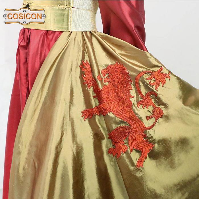 Game Of Thrones Queen Cersei Lannister Red Exclusive Dress