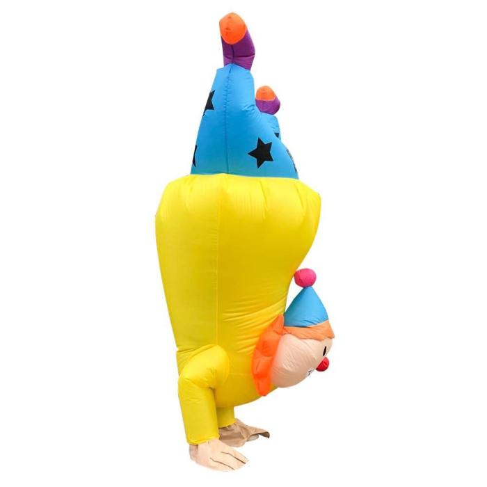 Inflatable Handstand Clown Carnival Christmas Halloween Party Costumes