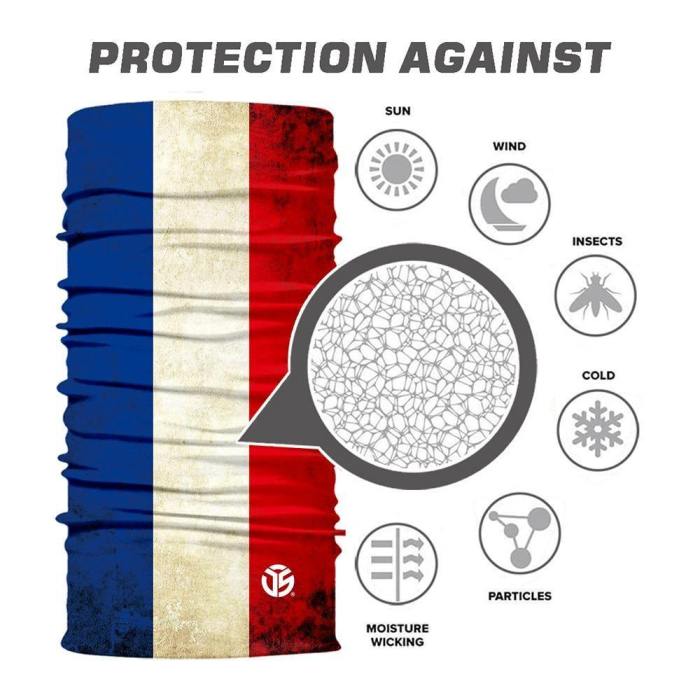 Various 3D National Flag Printed Collection Seamless Face Mask